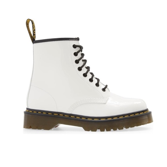 {Dr. Martens} 1460 BEX PATENT LEATHER LACE UP BOOTS - Picture 5 of 14